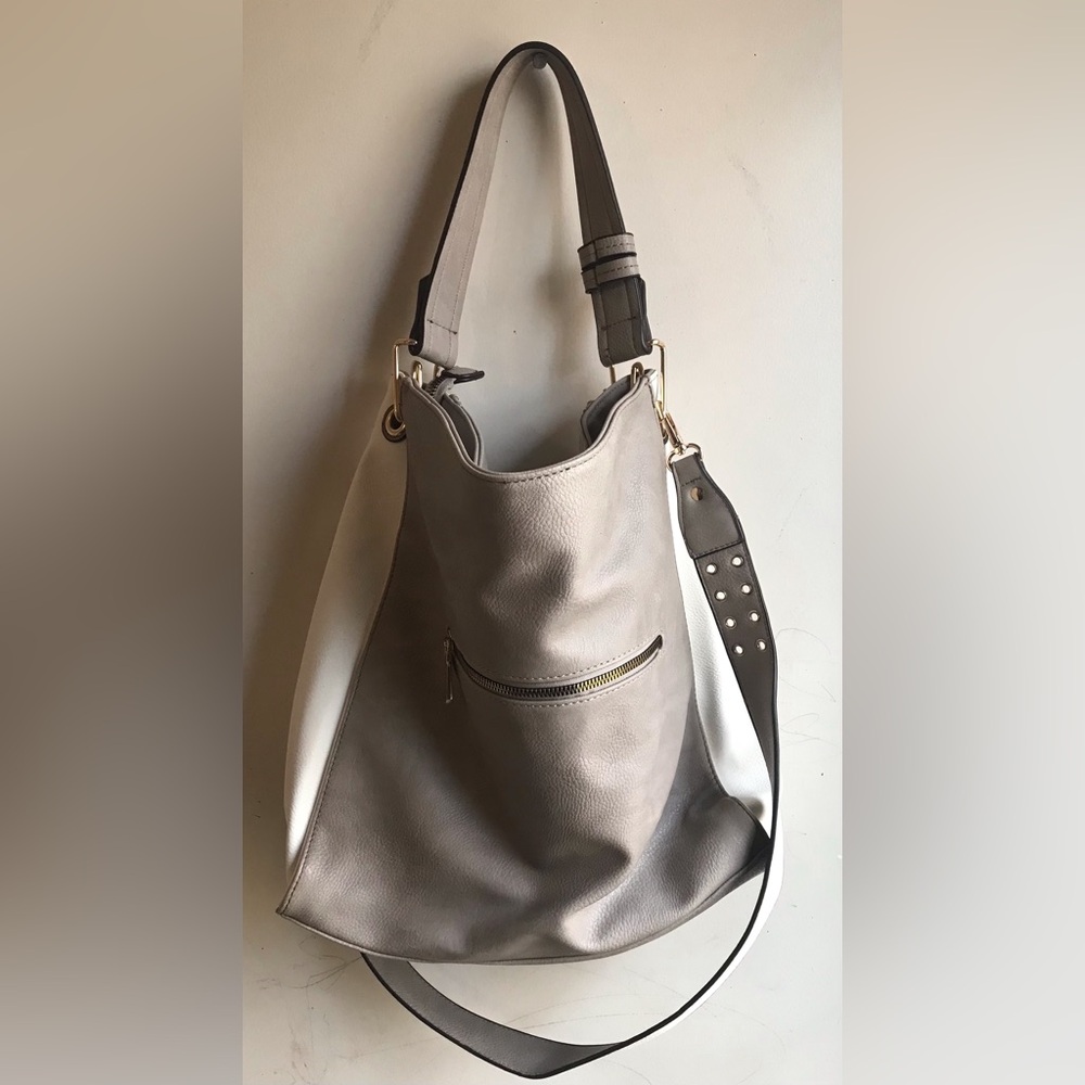 Gussaci Italian vegan leather satchel bag